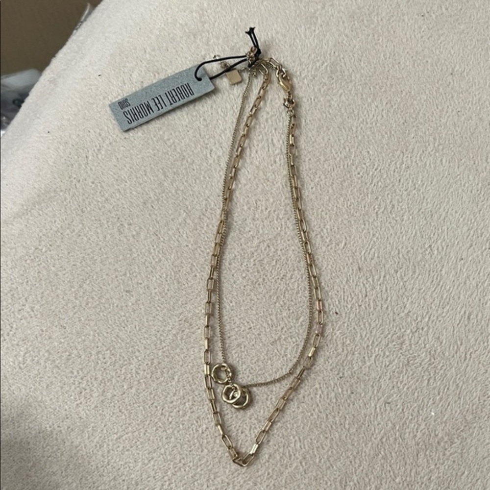 Robert Lee Morris Gold Layered Necklace